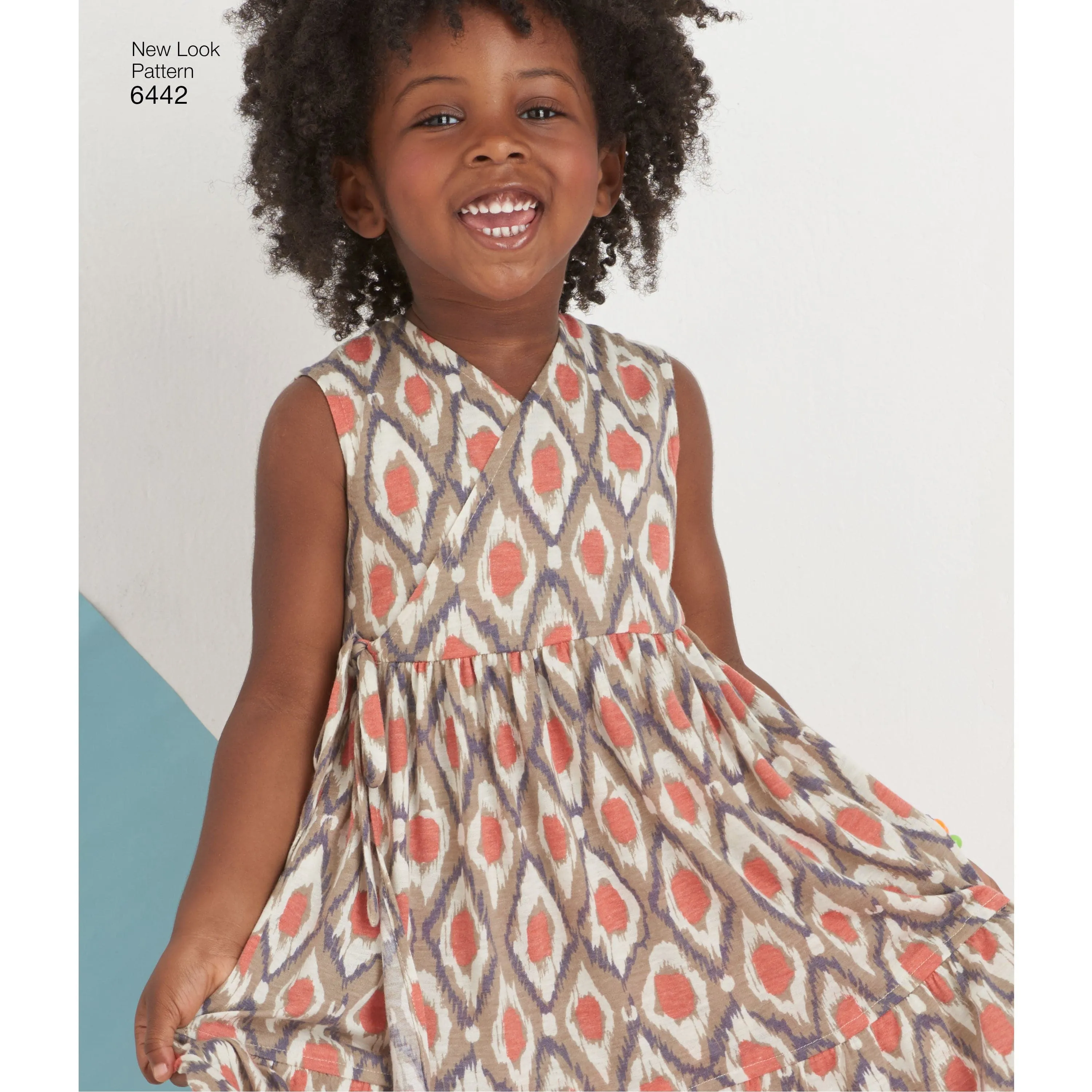 6442 Child's Easy Wrap Dresses