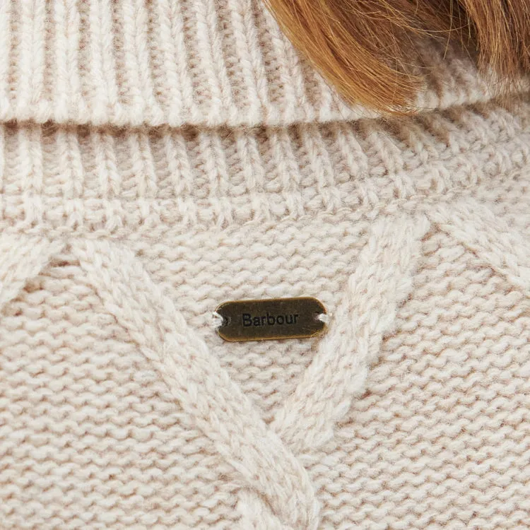 Barbour Ladies Perch Knit Jumper - Oatmeal