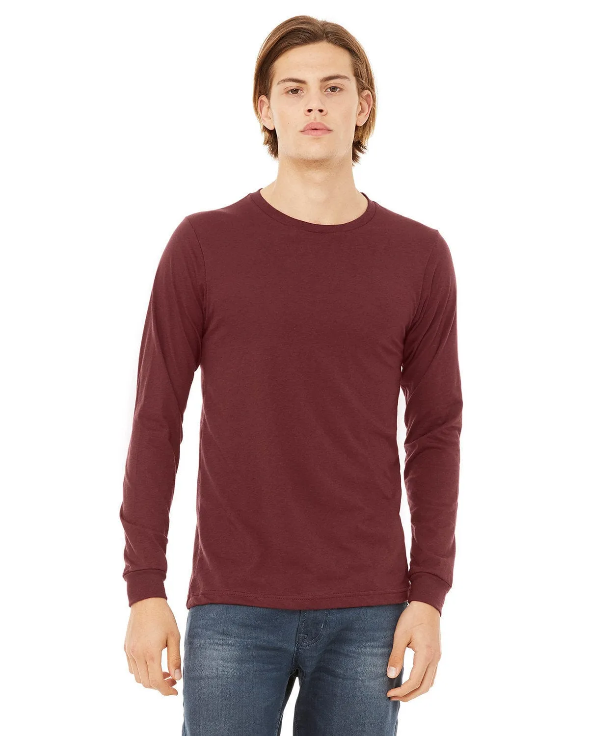 Bella Canvas 3501CVC: Unisex CVC Jersey Long-Sleeve T-Shirt