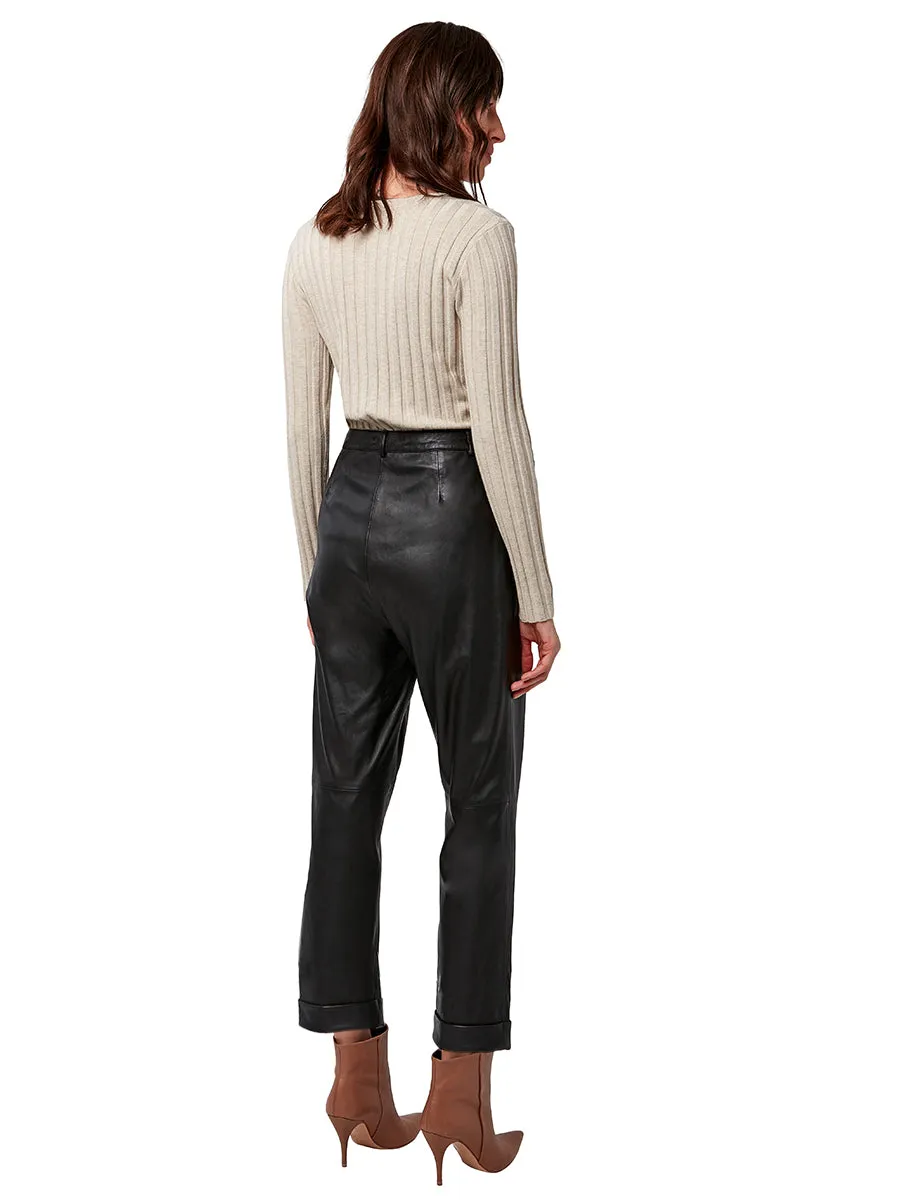 BIANCA LEATHER TROUSERS