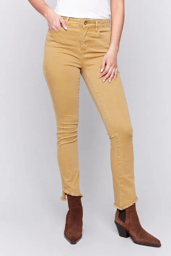 Bootcut Twill Pants - Amber