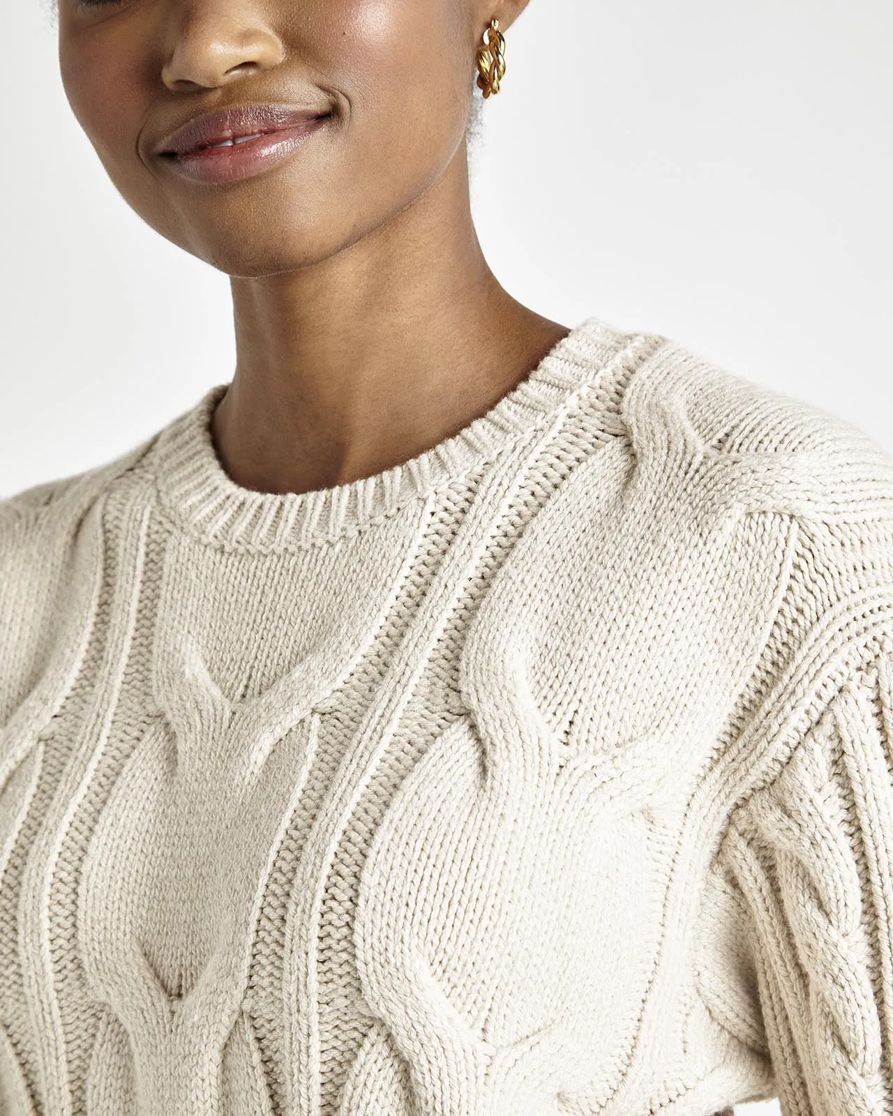 Esra Cable Sweater