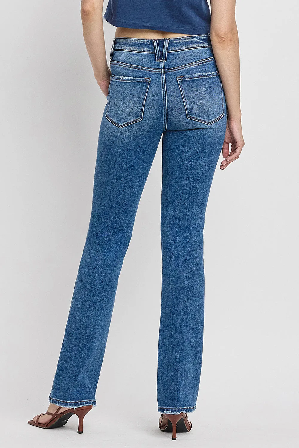 Flying Monkey - Independent Studies - Stretch High rise Straight Leg Jean - F4847N