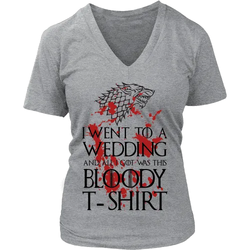 Game of Thrones Bloody T-shirt V-neck