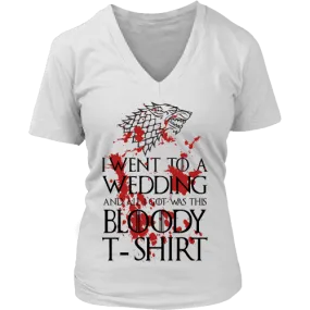 Game of Thrones Bloody T-shirt V-neck