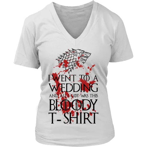 Game of Thrones Bloody T-shirt V-neck