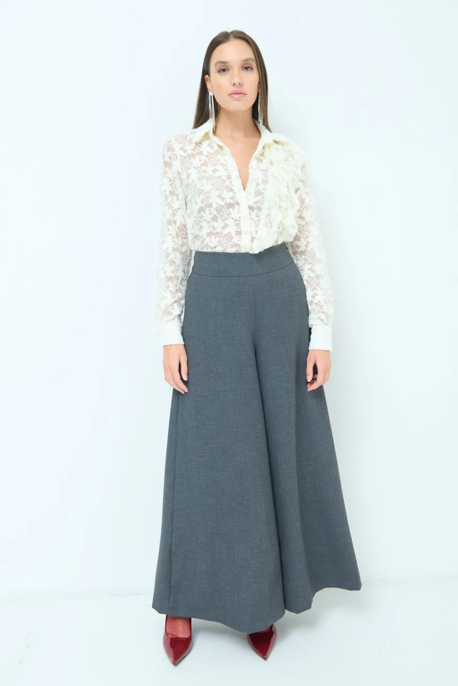 High-waisted palazzo pants wholesale