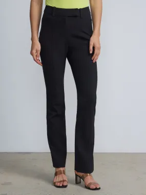 High-Waisted Pintuck Bootcut Pant - Essential Stretch