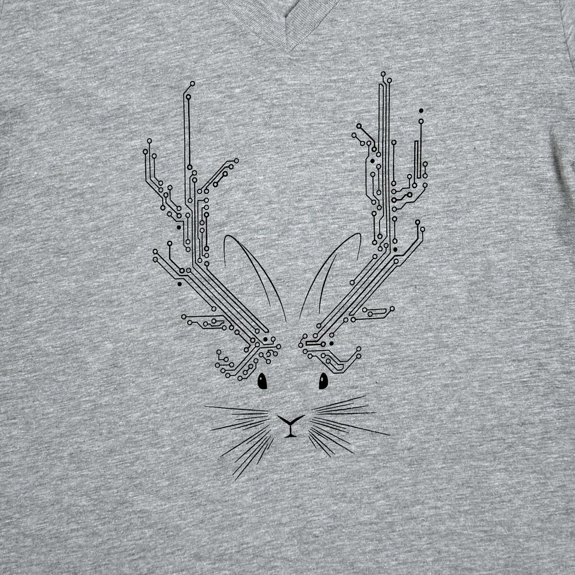 Jackalope Womens V-neck T-shirt