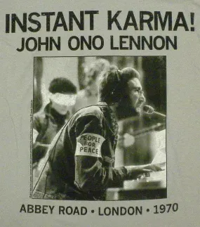 John Lennon Instant Karma V-Neck T-Shirt