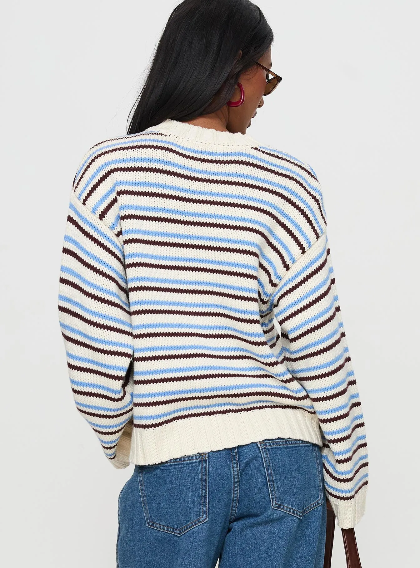 Karolyn Sweater Blue Stripe