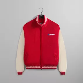 Kith for BMW Wyona Full Zip Sweater - Cinnabar