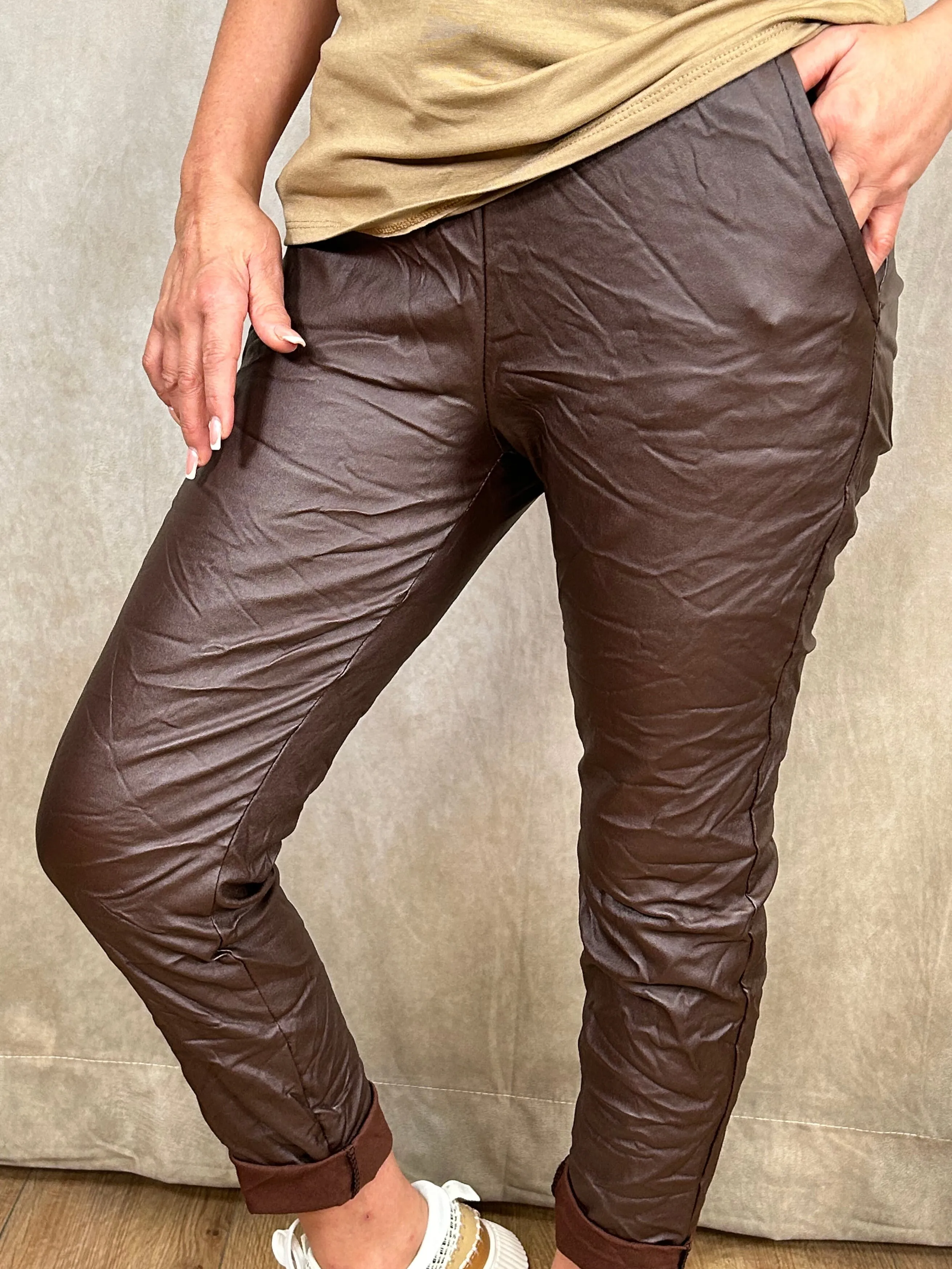 Magic Trousers Leather Look