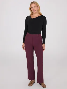 Mid-Rise Bootcut Pants