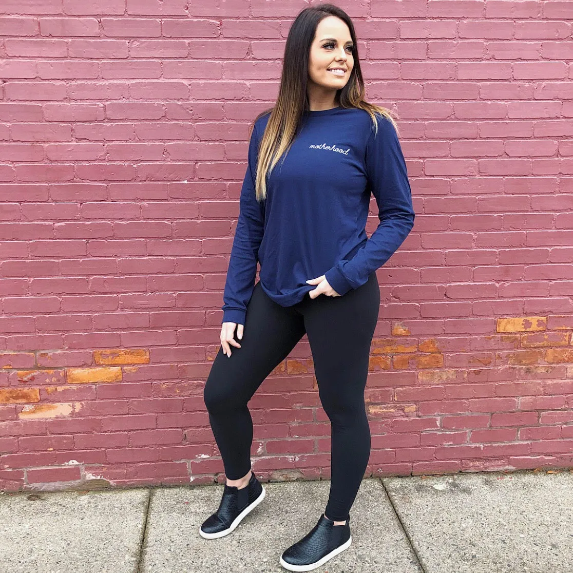 Motherhood Long Sleeve • Navy