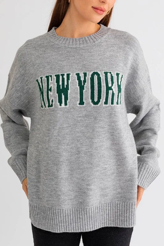 NEW YORK SWEATER - GREY