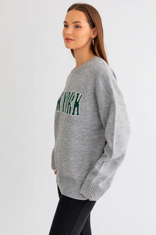 NEW YORK SWEATER - GREY