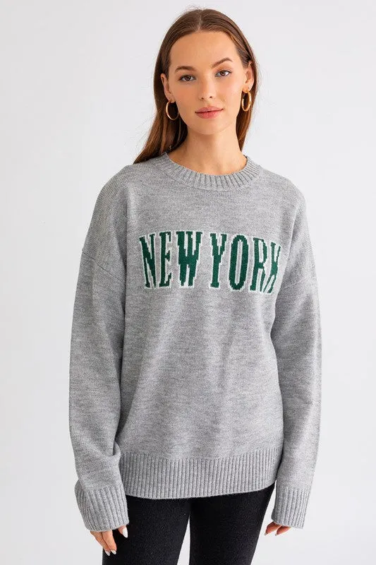 NEW YORK SWEATER - GREY