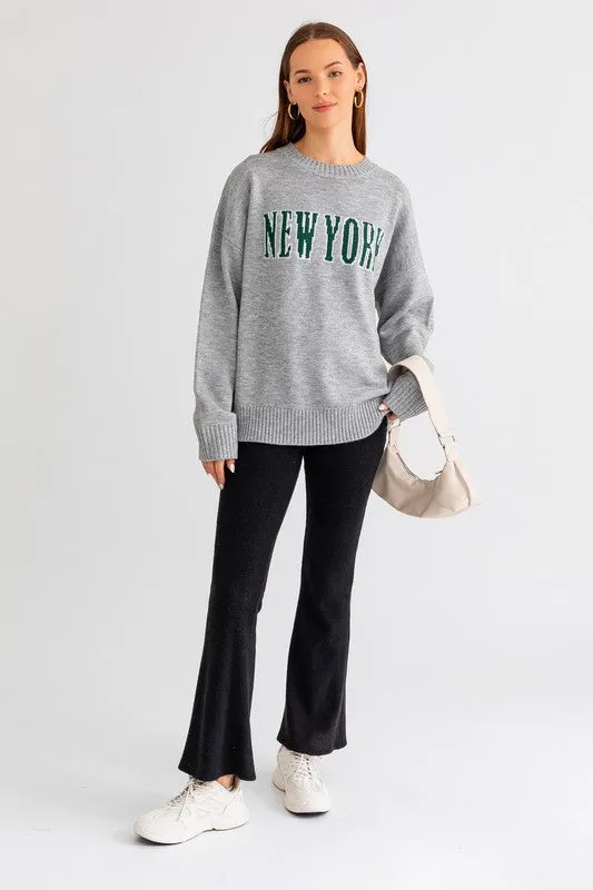 NEW YORK SWEATER - GREY