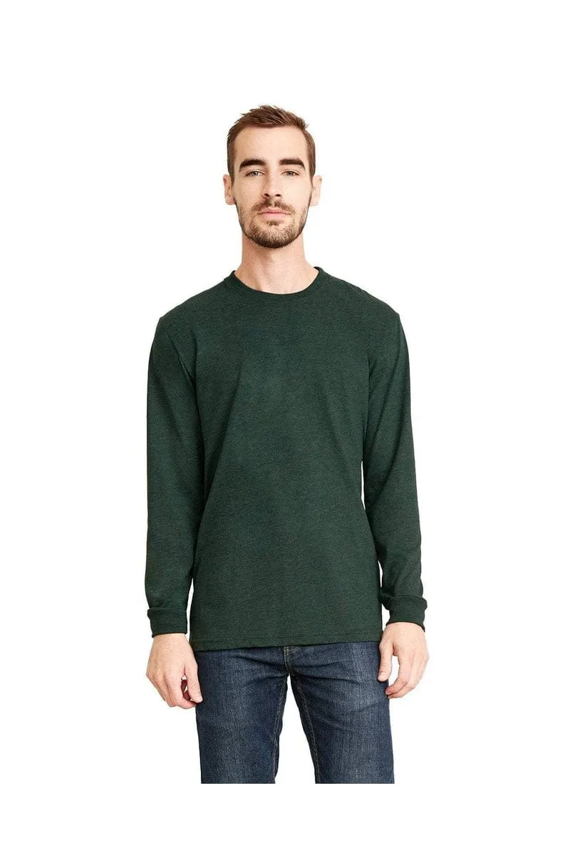 Next Level 6411: Unisex Sueded Long-Sleeve Crew