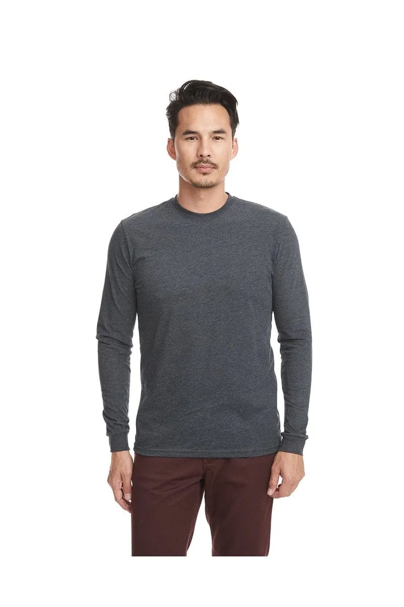 Next Level 6411: Unisex Sueded Long-Sleeve Crew