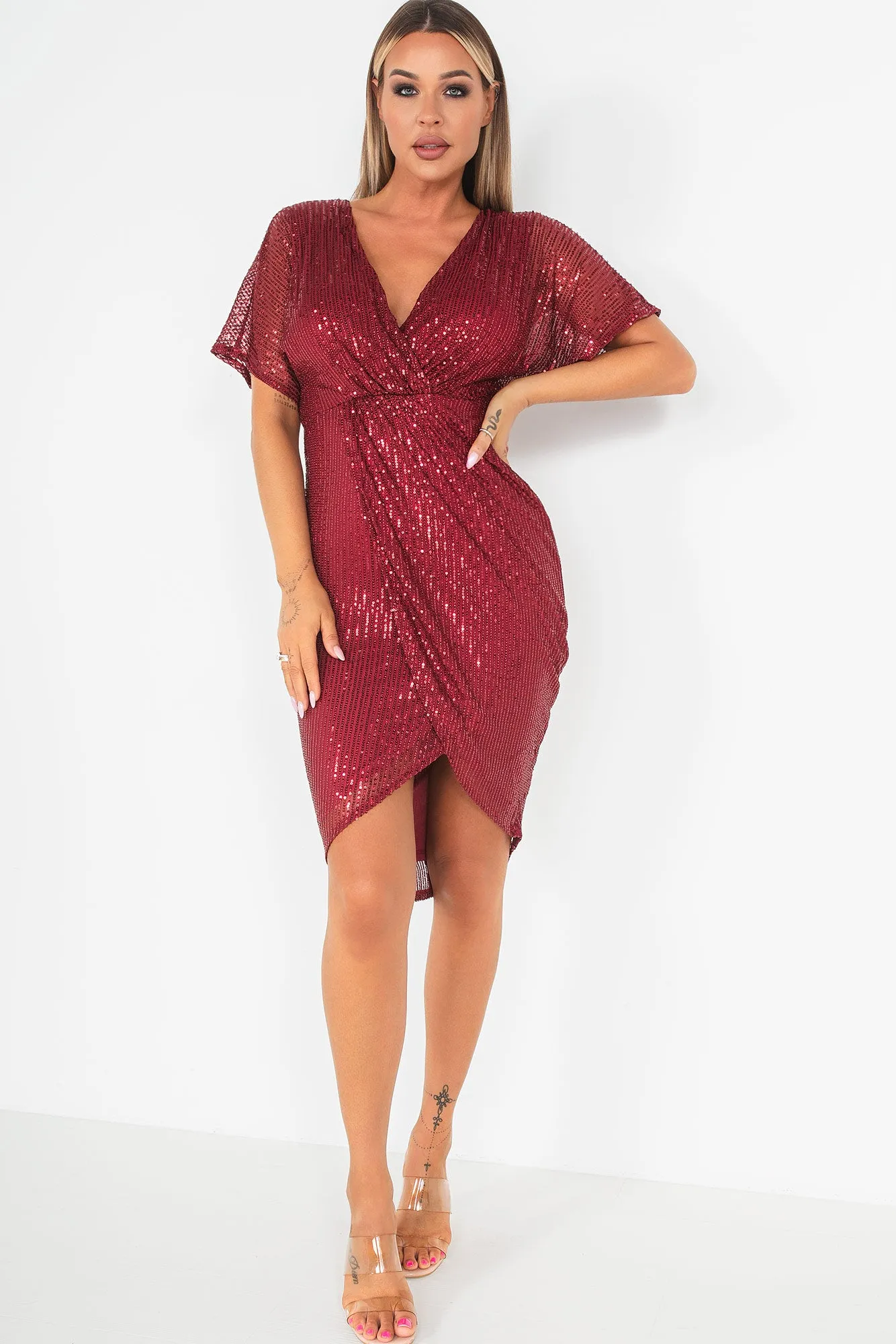 Novah Berry Sequin Dress