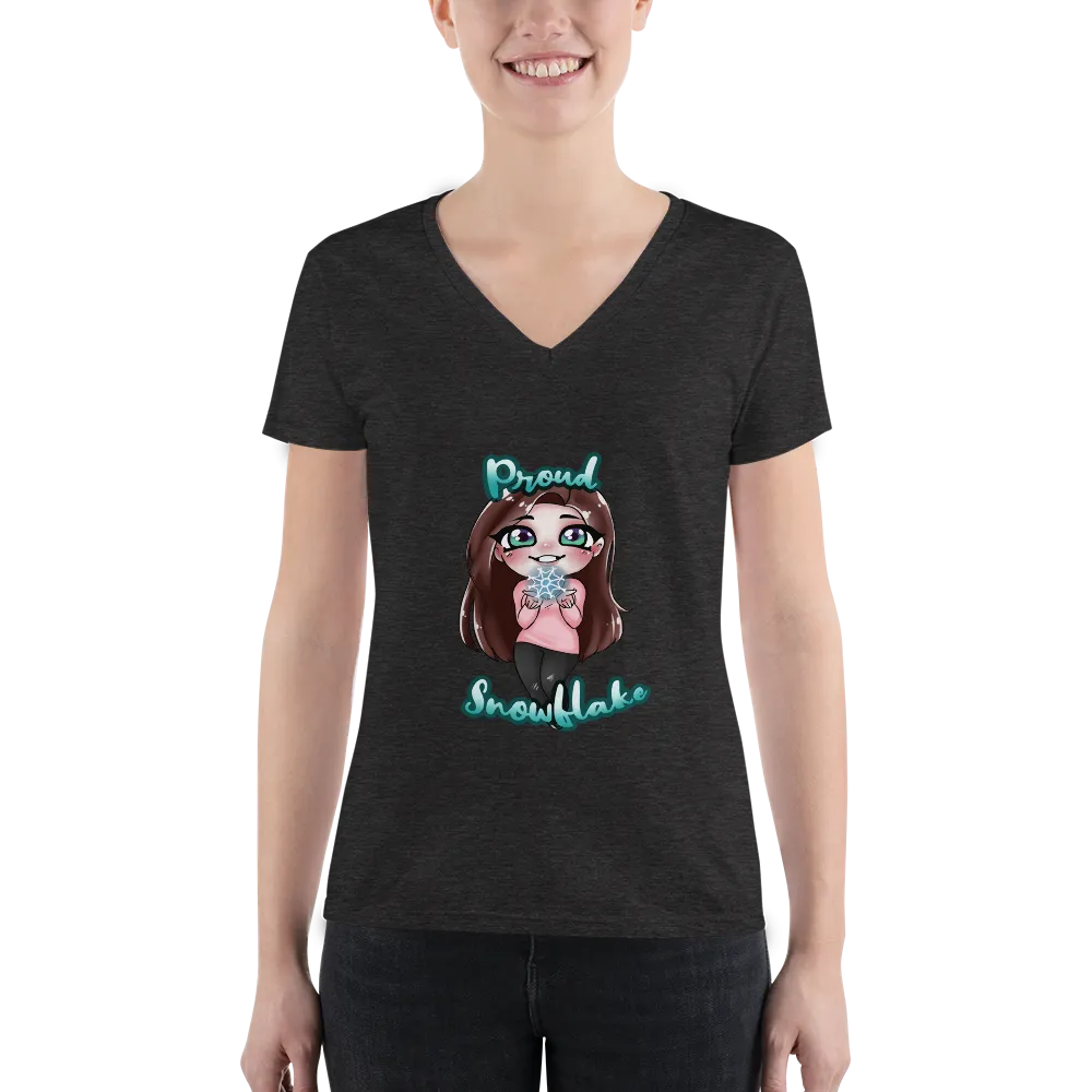 Proud Snowflake V-Neck - Meowmy