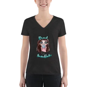 Proud Snowflake V-Neck - Meowmy