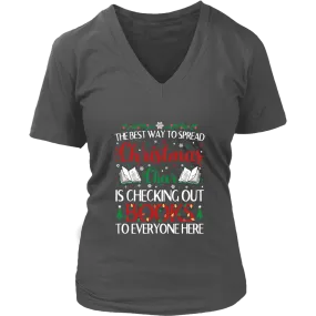 "Christmas Cheer" V-neck Tshirt