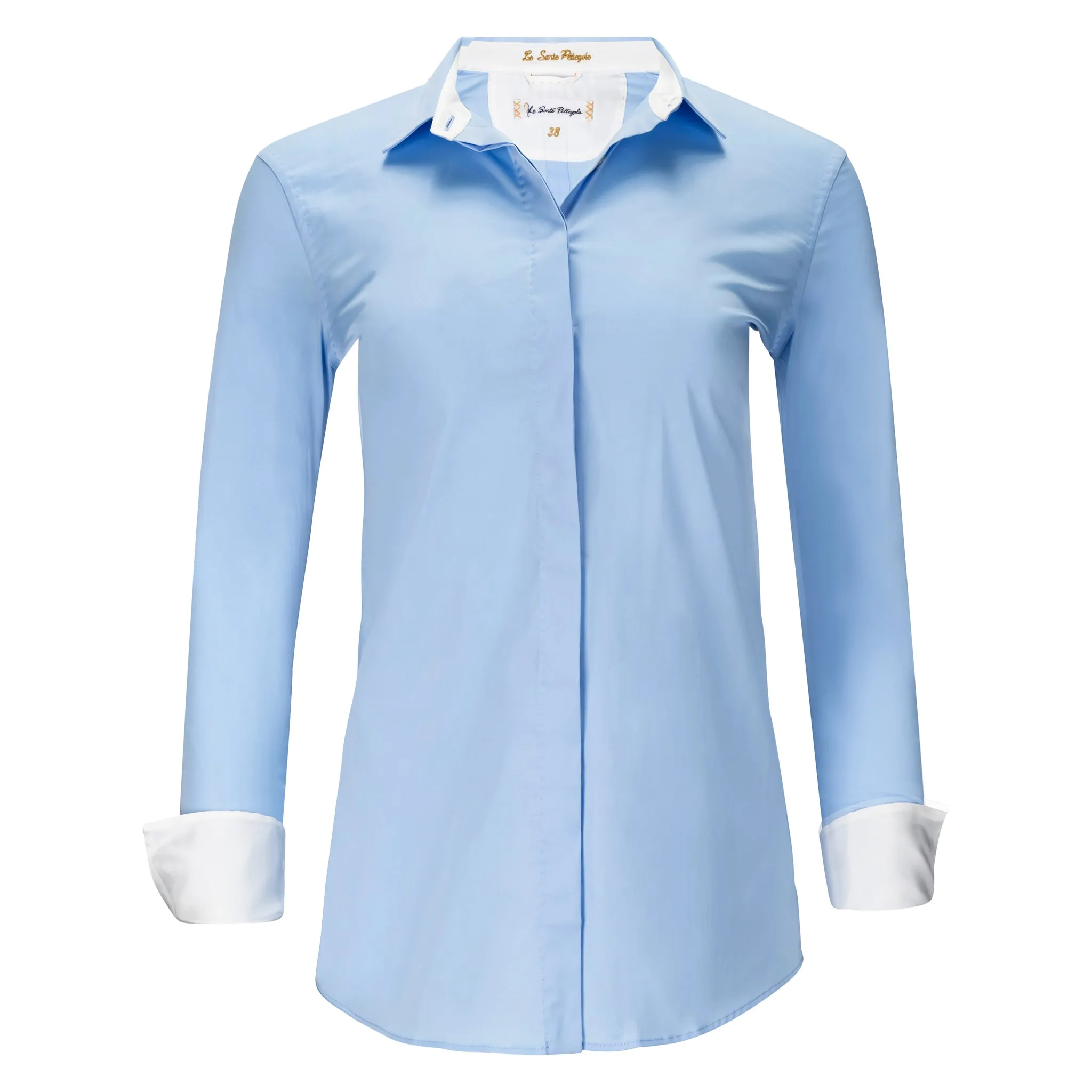 Relaxed Button Down Shirt - Blue