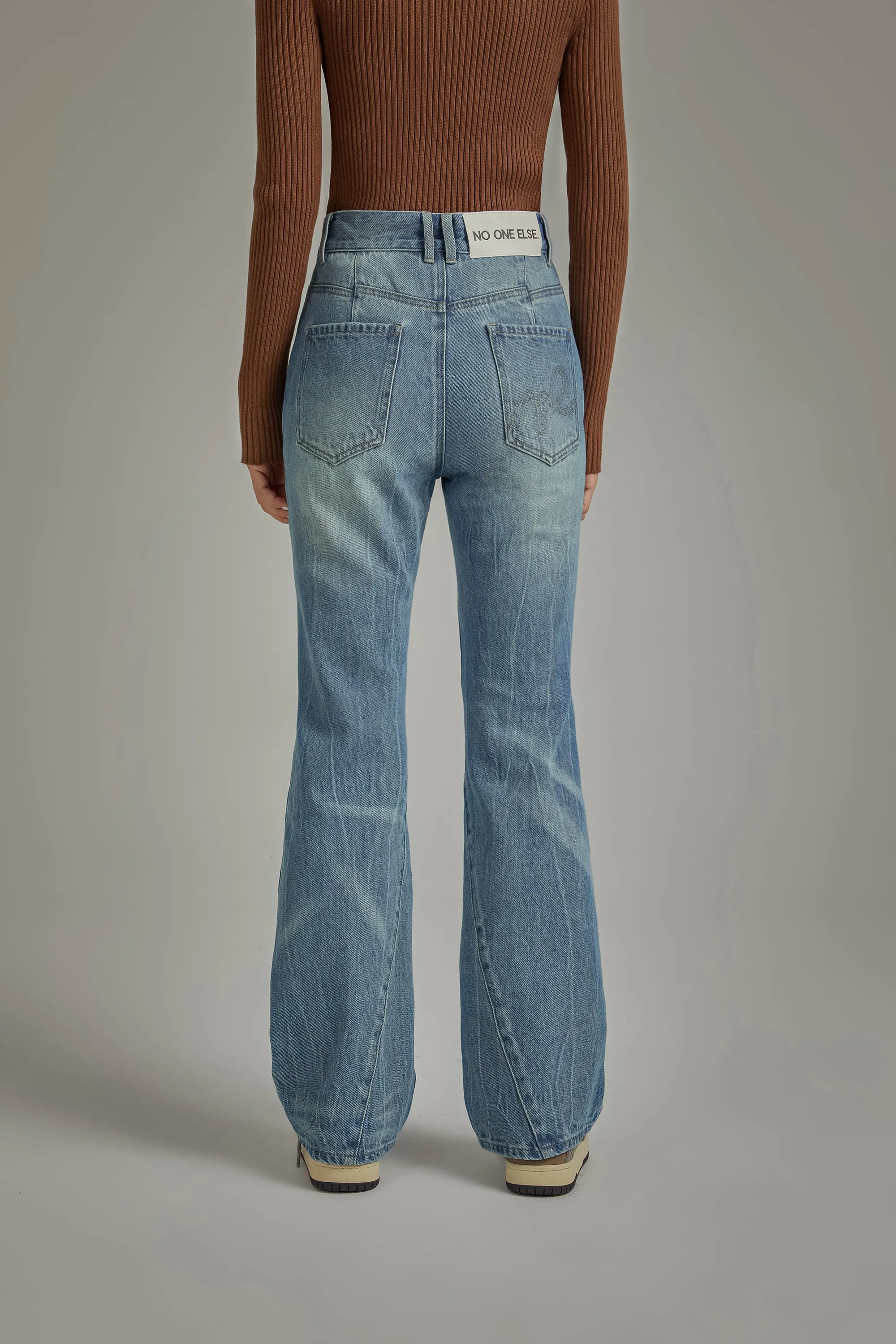 Semi Bootcut Denim Pants