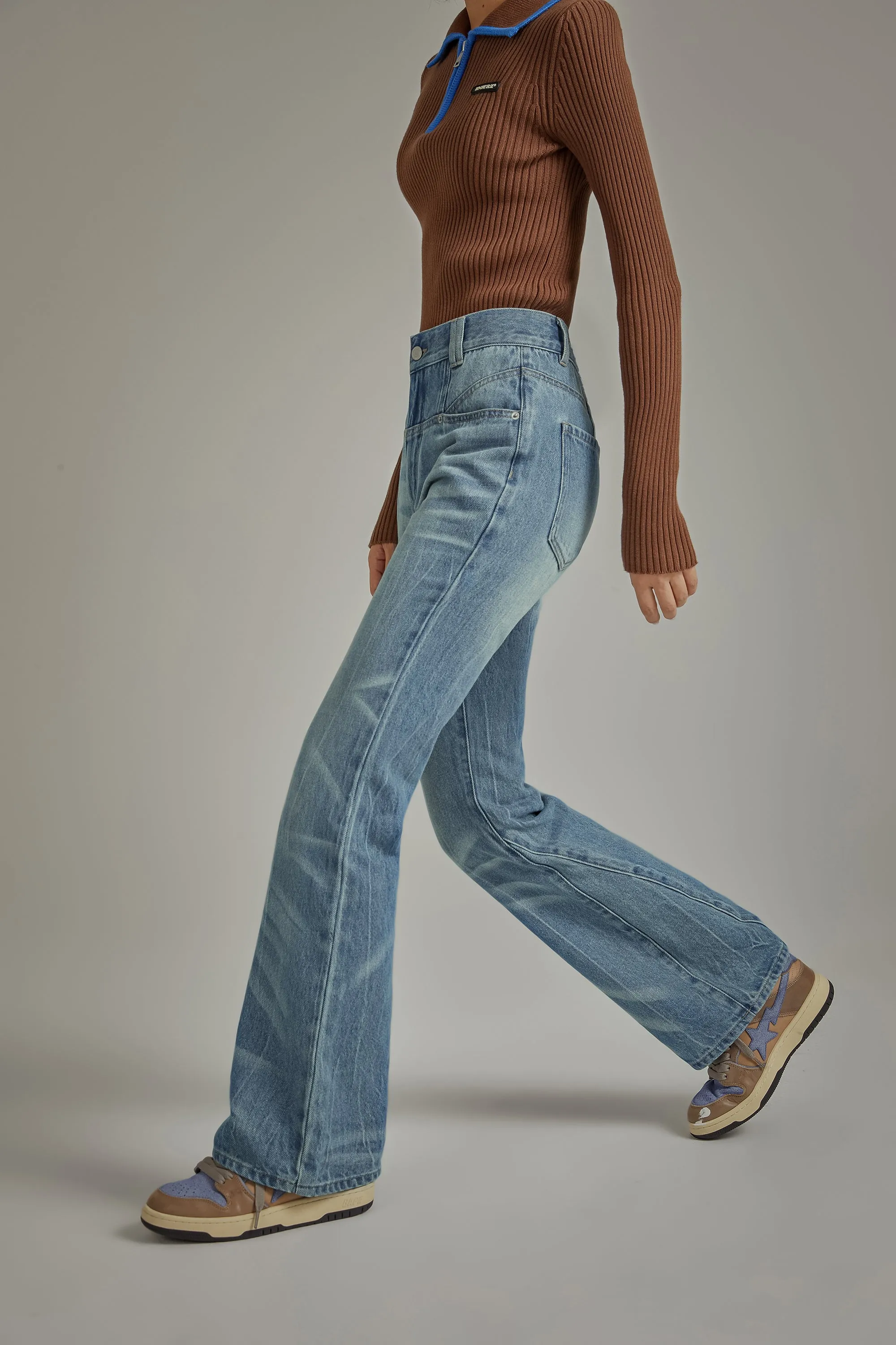 Semi Bootcut Denim Pants