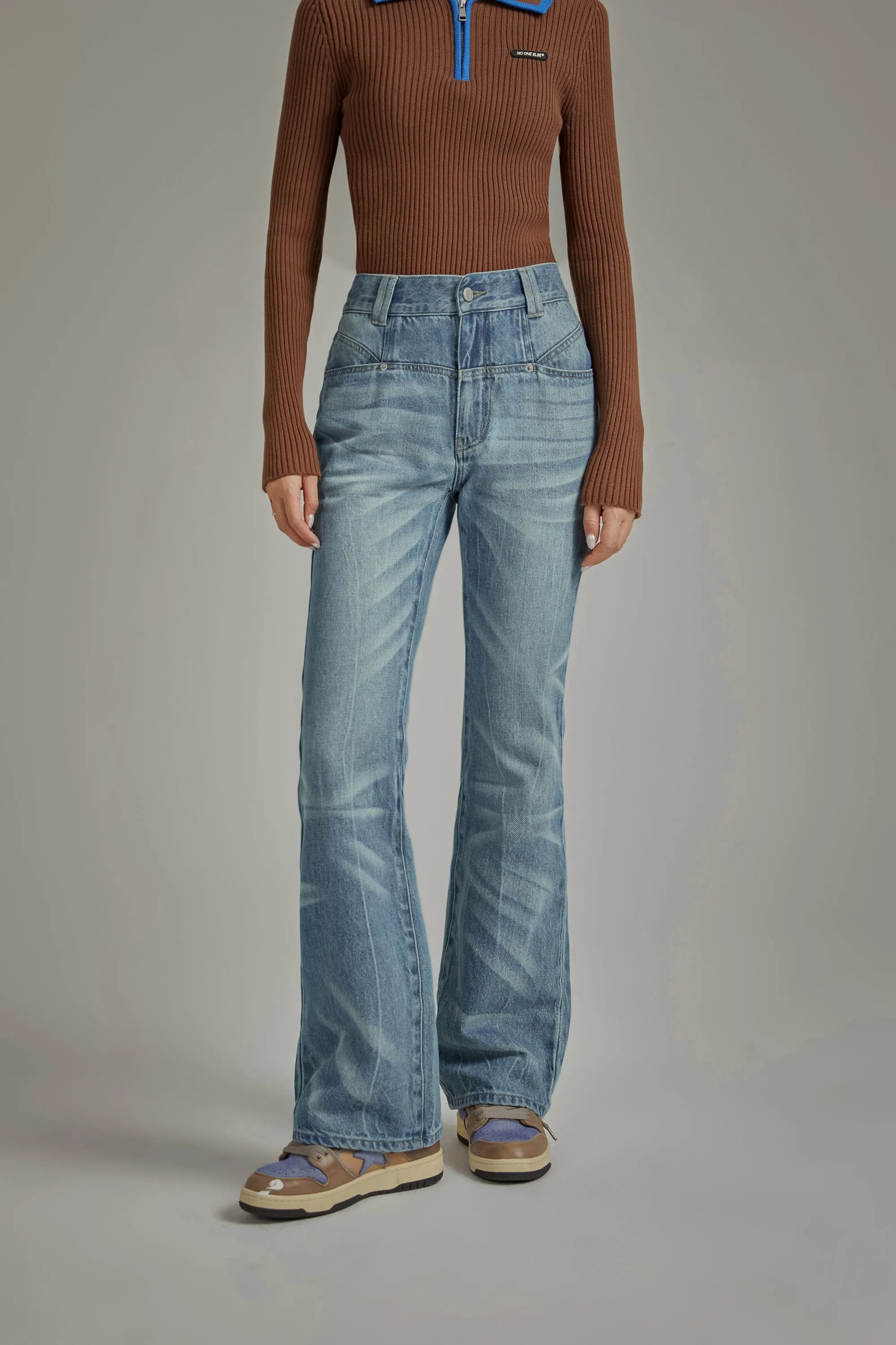 Semi Bootcut Denim Pants