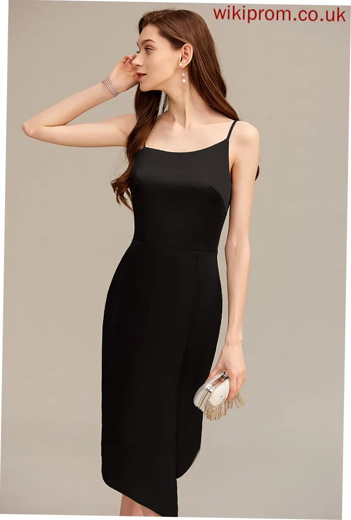 Sheath Ella Asymmetrical Dresses Formal Dresses