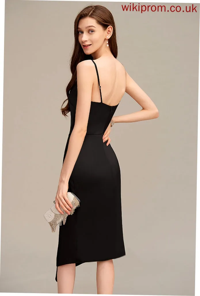 Sheath Ella Asymmetrical Dresses Formal Dresses