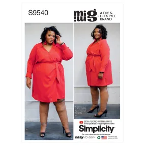 Simplicity Pattern 9540 Women's Dresses