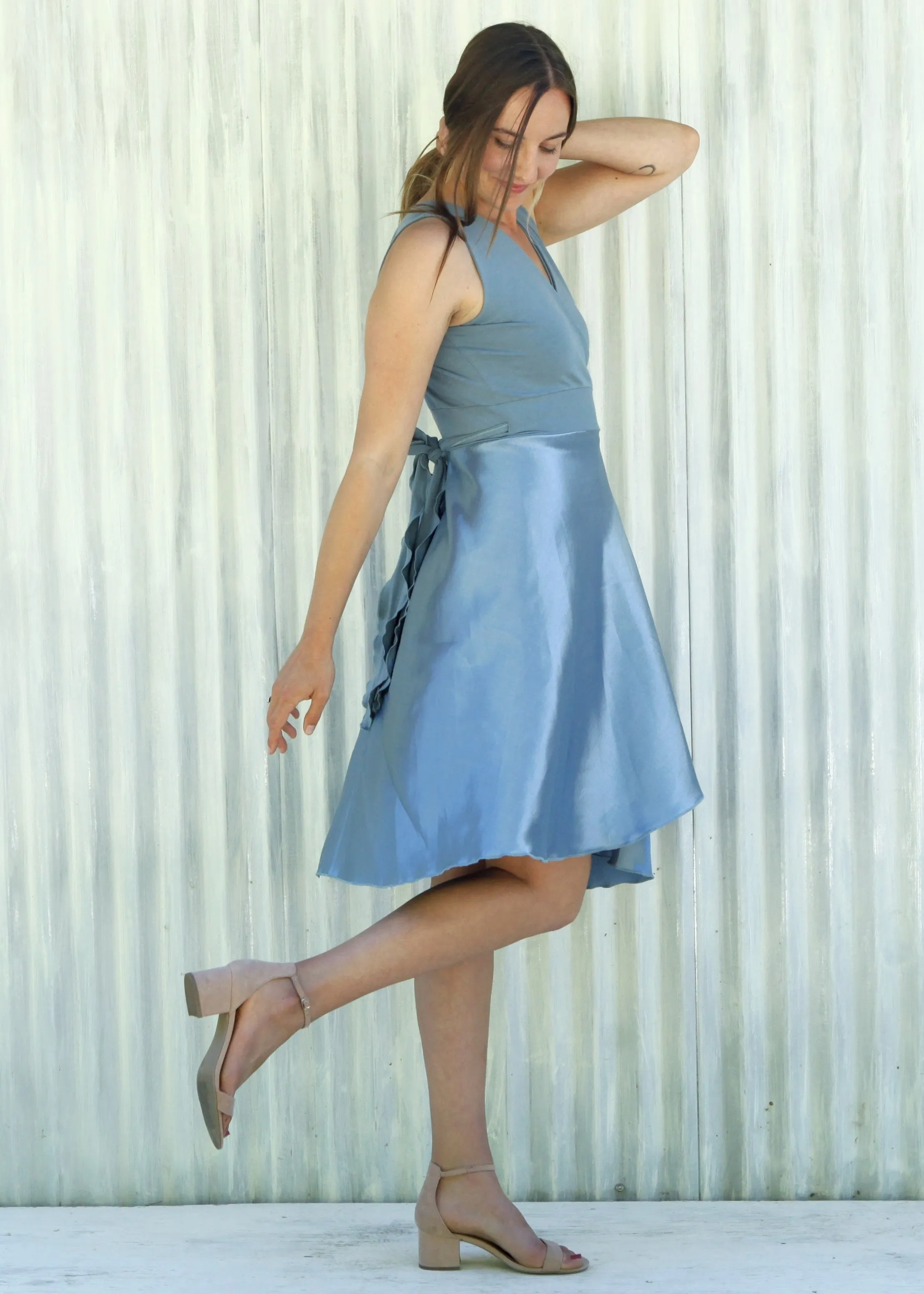 Sky Veronica Wrap Dress