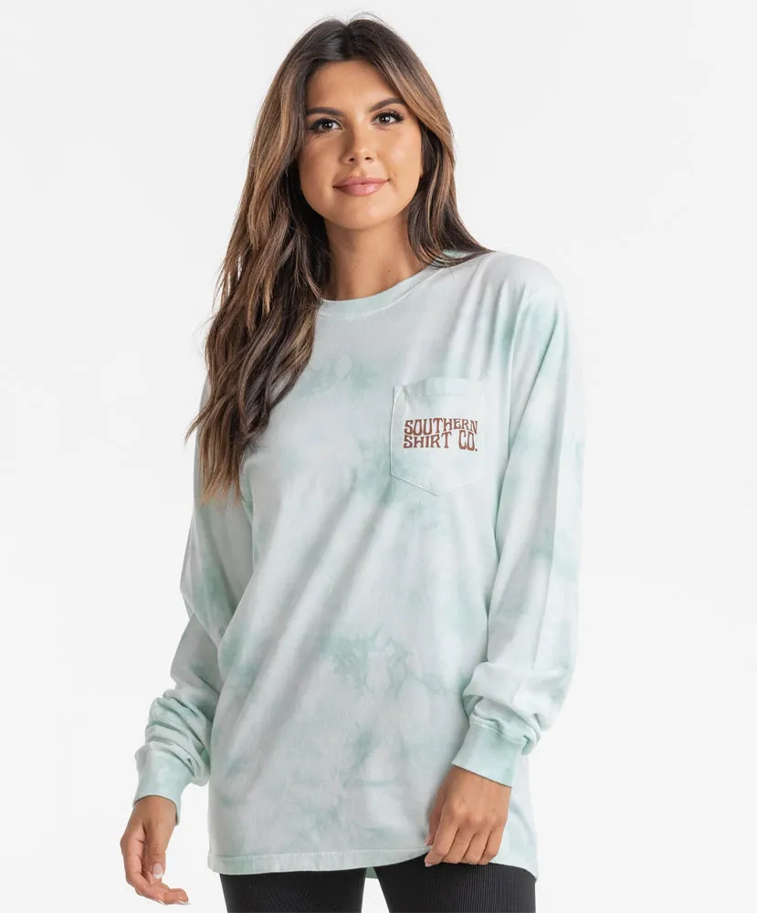 Southern Shirt Co - Gnome Home Tie Dye Tee Longsleeve