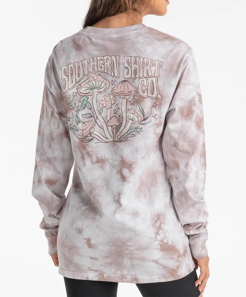 Southern Shirt Co - Gnome Home Tie Dye Tee Longsleeve