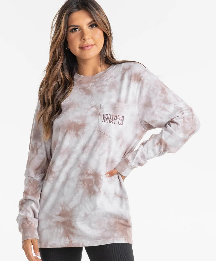 Southern Shirt Co - Gnome Home Tie Dye Tee Longsleeve