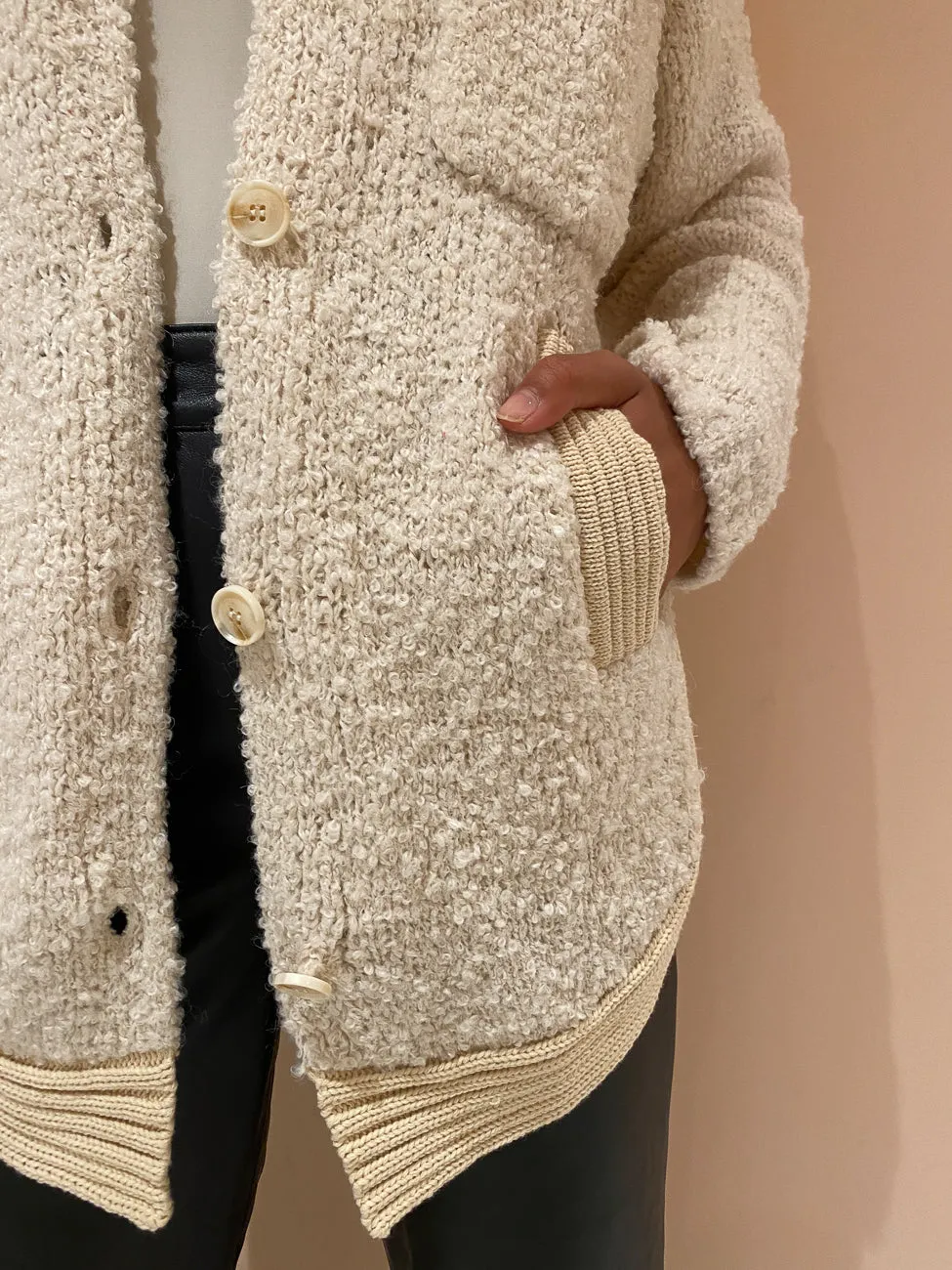 Sovere Prospect Knit Jacket in Neutral