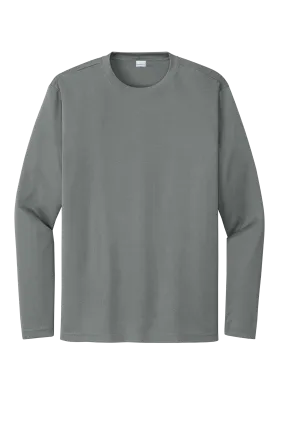 Sport-Tek® Long Sleeve PosiCharge® Competitor™ Tee - Iron Grey Heather