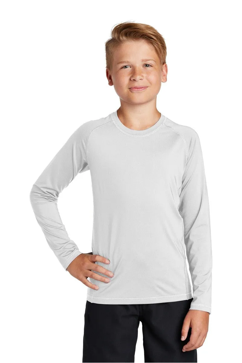 Sport-Tek YST470LS: Youth Long Sleeve Rashguard Tee