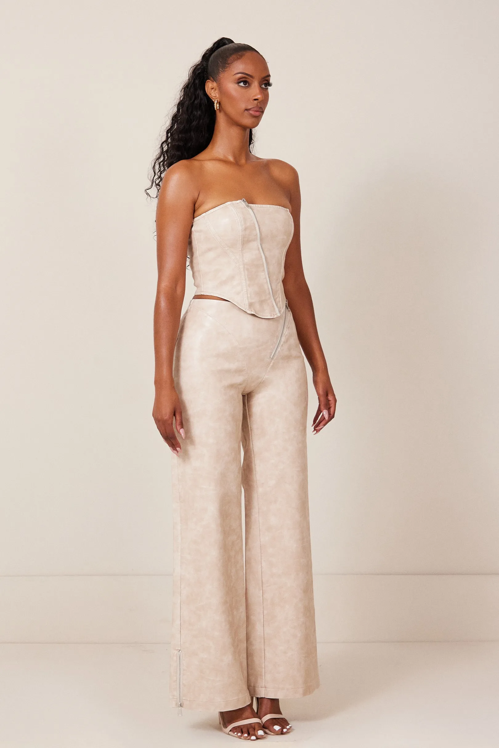 The Georgina Set Trousers in Cream