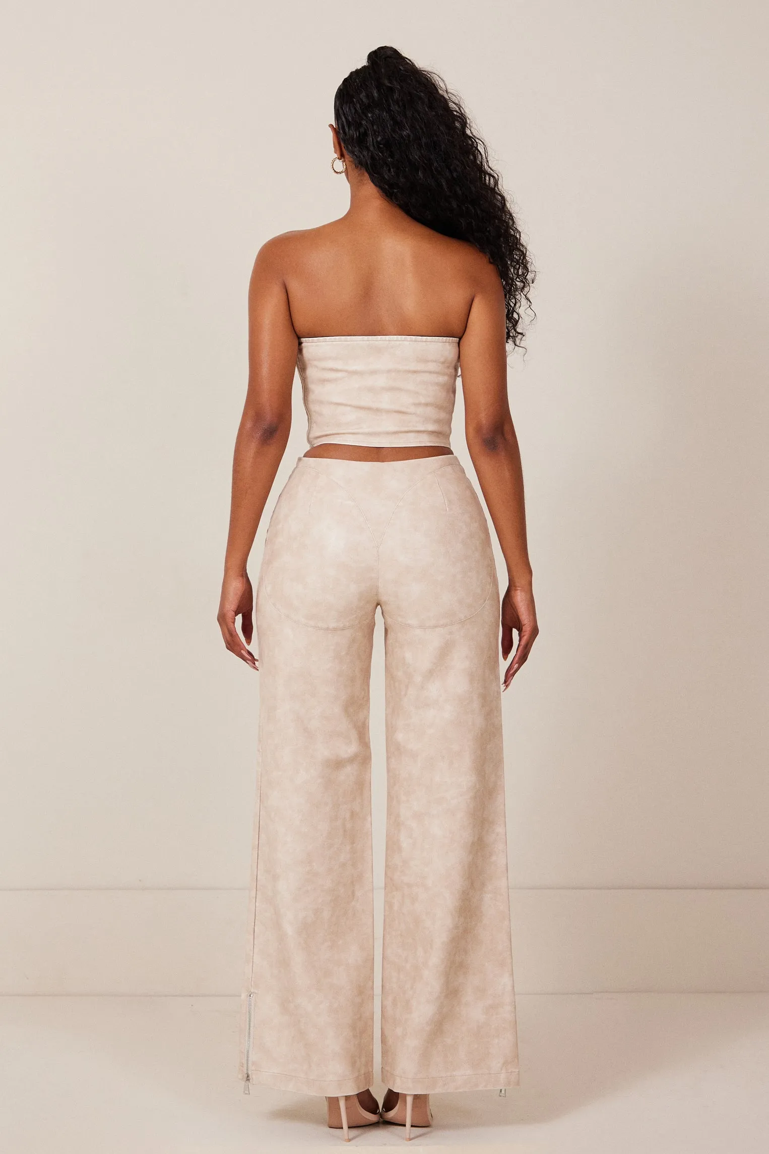 The Georgina Set Trousers in Cream